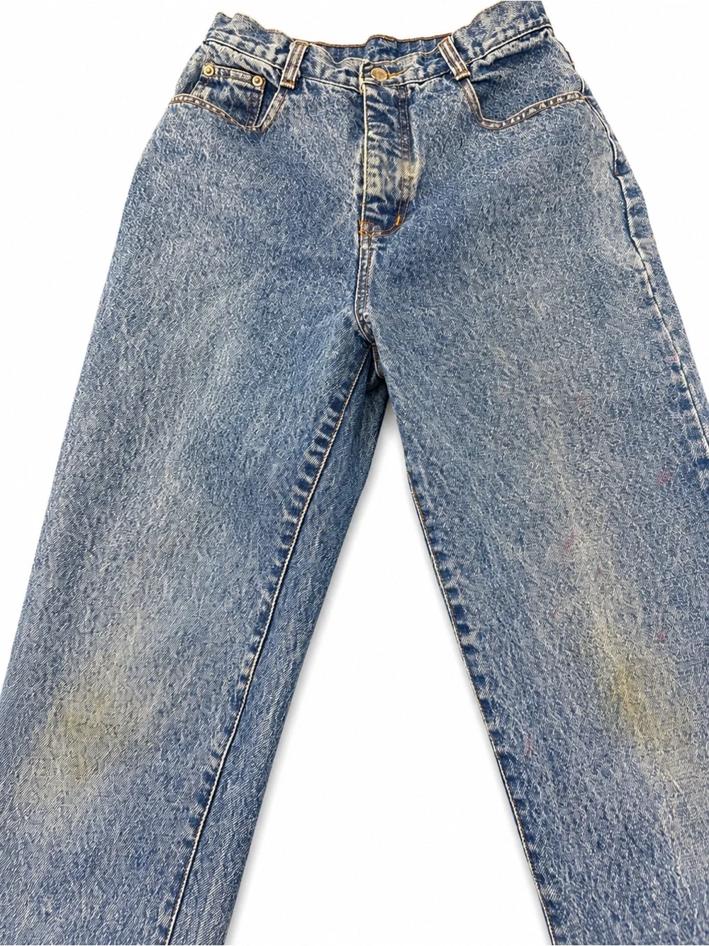Vintage Levi’s 501 Jeans USA 90s Acid Wash Straight Leg Thrashed W30 Fits W25